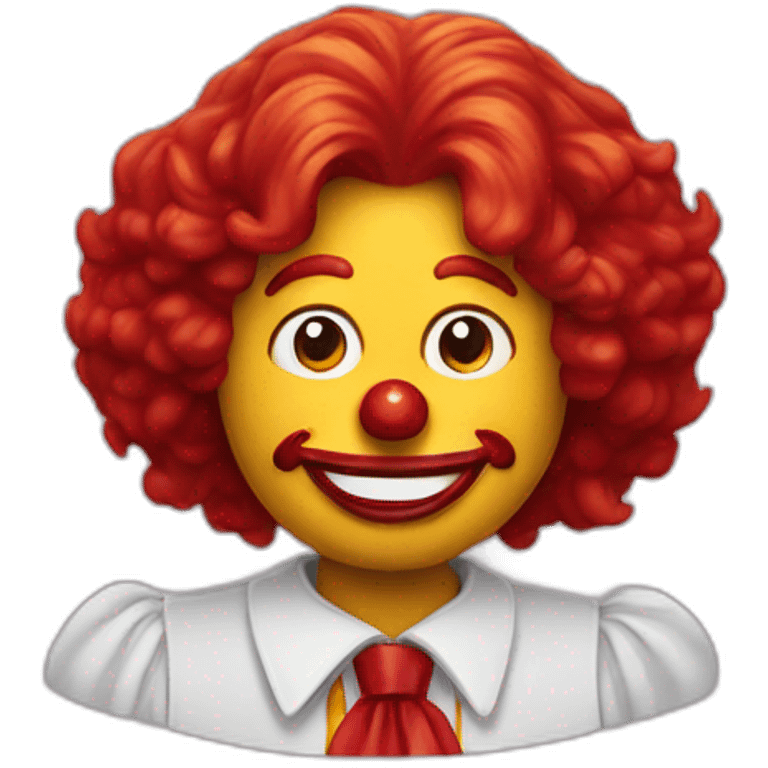 Ronald McDonald emoji