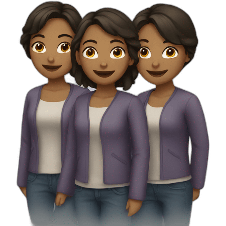 Female trio emoji