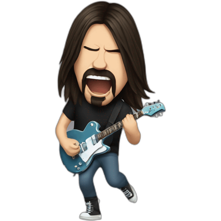 dave grohl head banging emoji