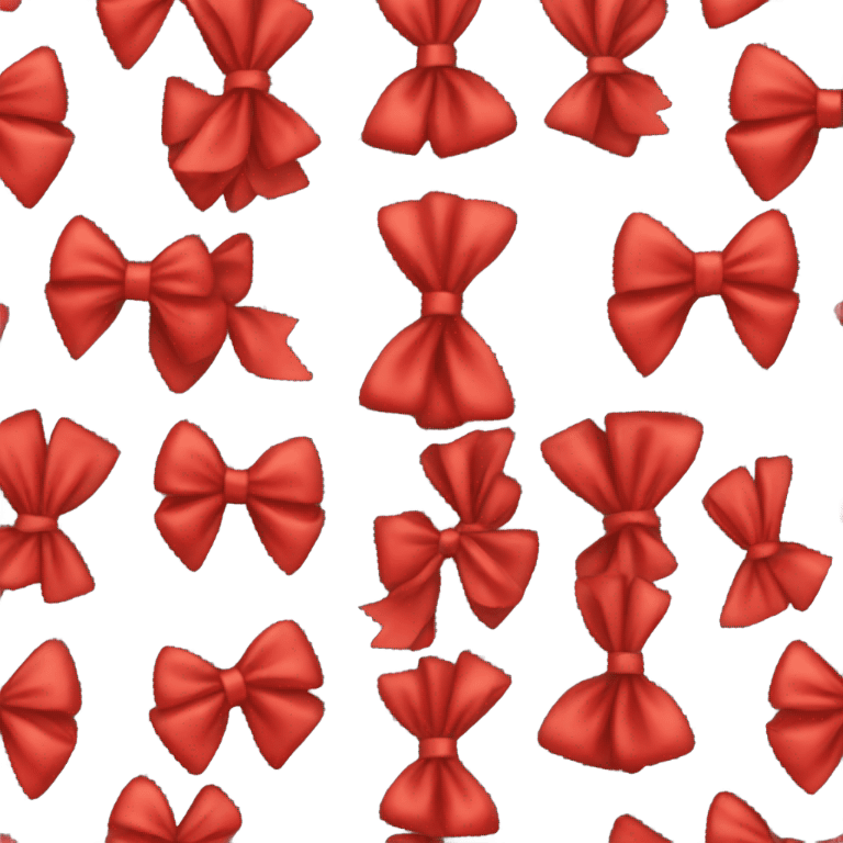 Red bow emoji