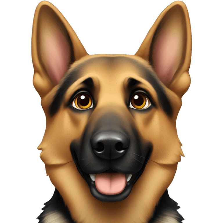 German shepherd  emoji