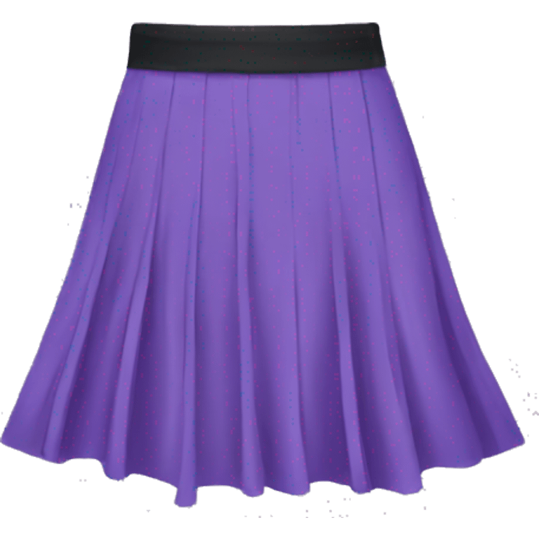 violet skirt emoji