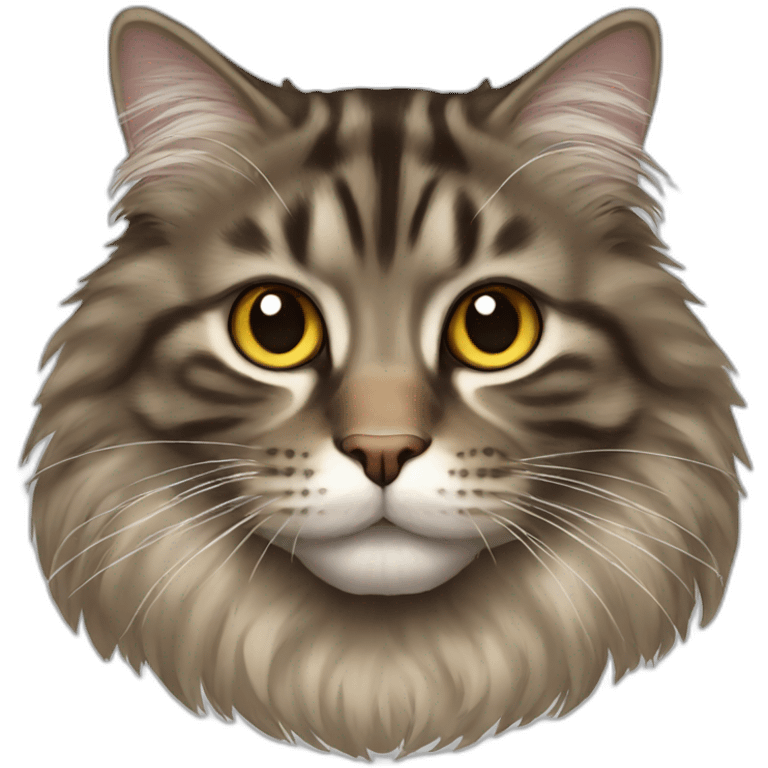 A maincoon cat emoji