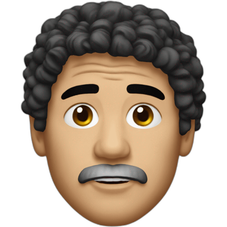 maradona face emoji