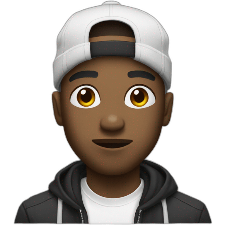 rappers white emoji