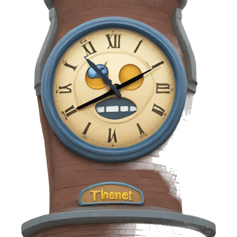 Disney world clock emoji