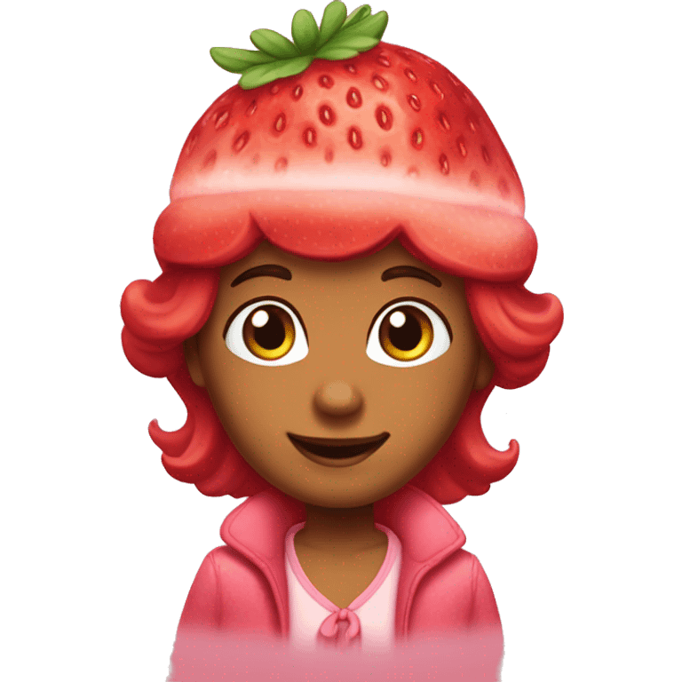 Strawberry shortcake emoji