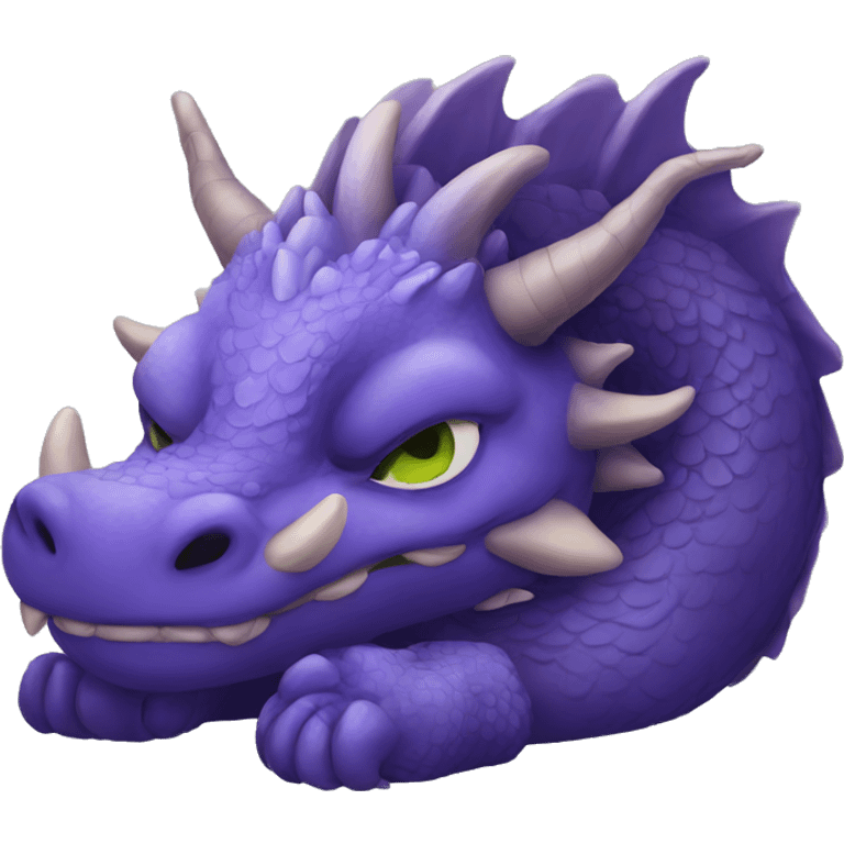 dragon sleep emoji