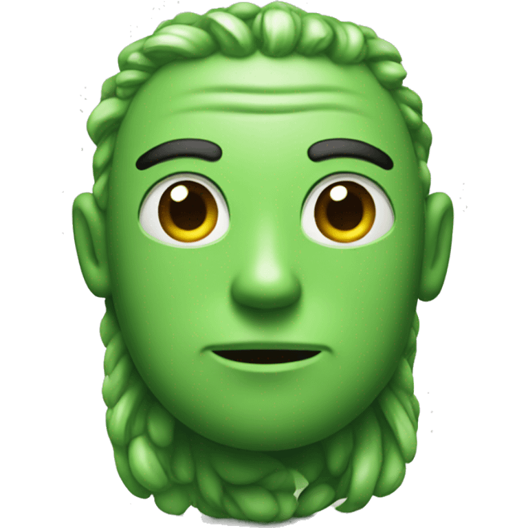 Green androit emoji