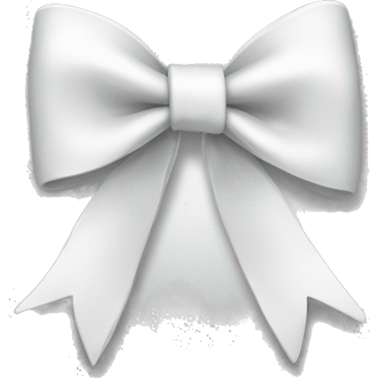 White bow emoji