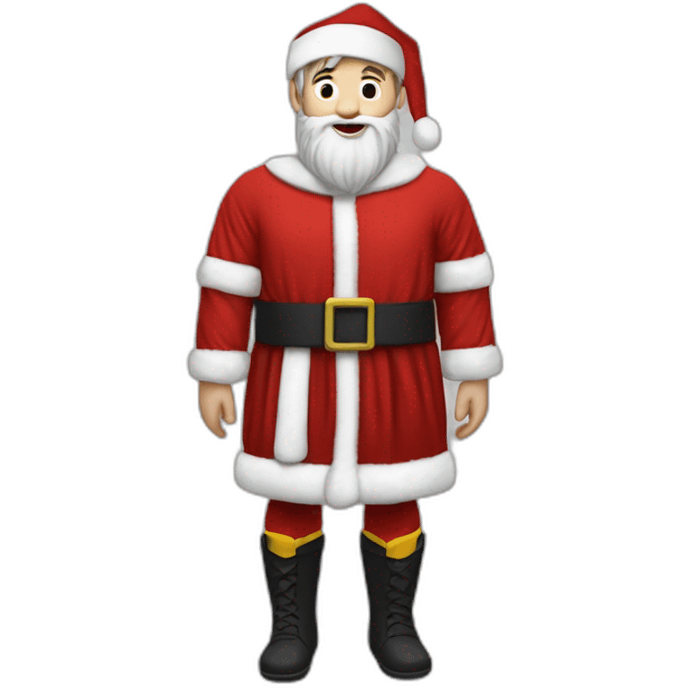 messi vestido como santa CLaus emoji