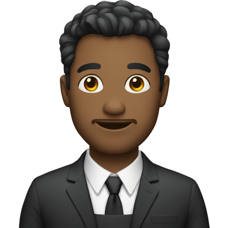 Man with suit  emoji