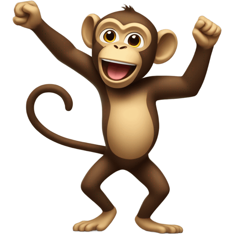 Dancing monkey emoji