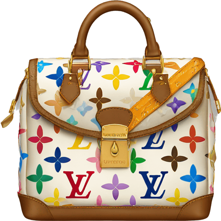 Multi color Louis Vuitton Bag  emoji