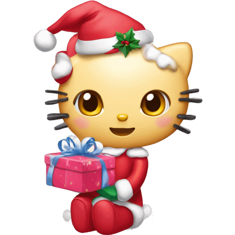 hello kitty christmas  emoji