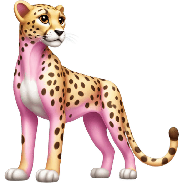 pink cheeta emoji