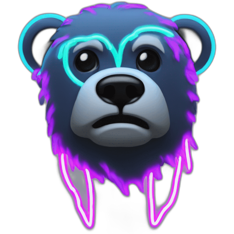 the word " GRIZZ " in neon writing  emoji