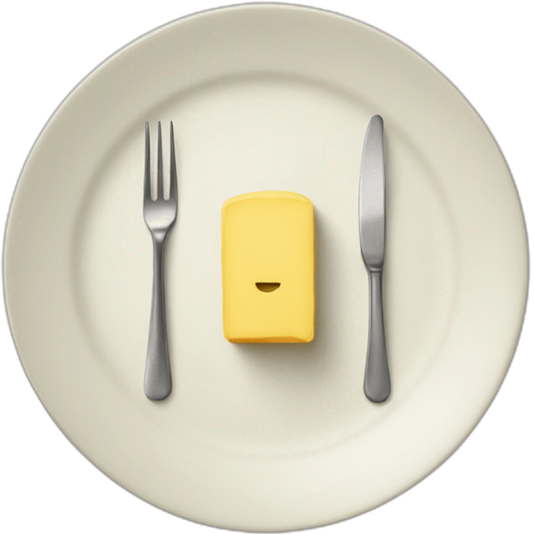 butter on a plate emoji