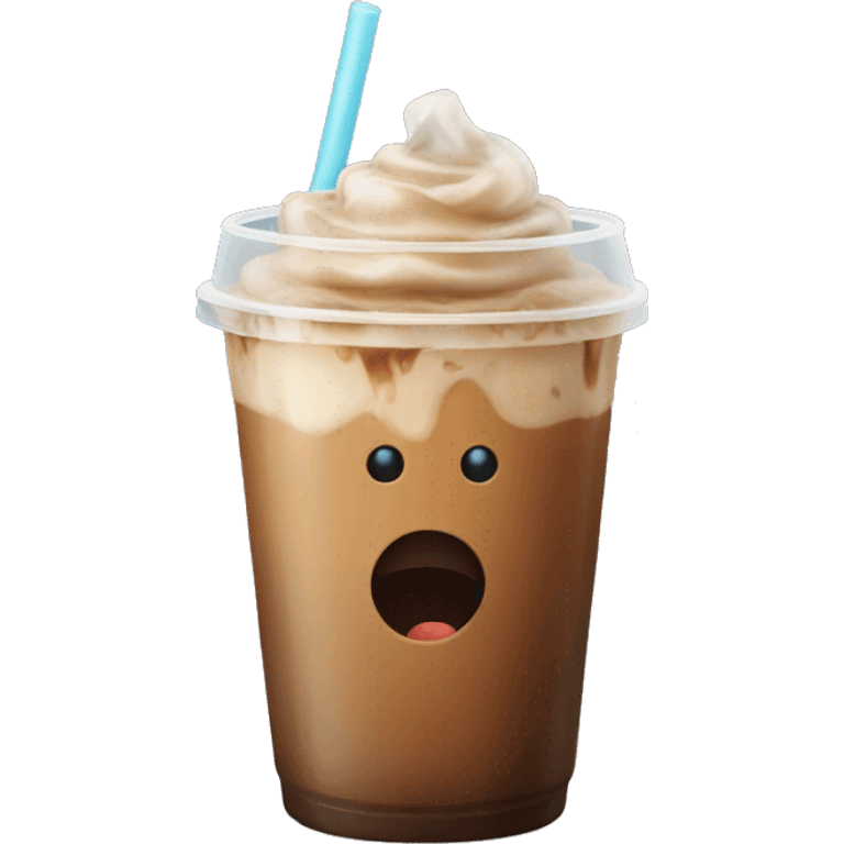 Iced coffee emoji