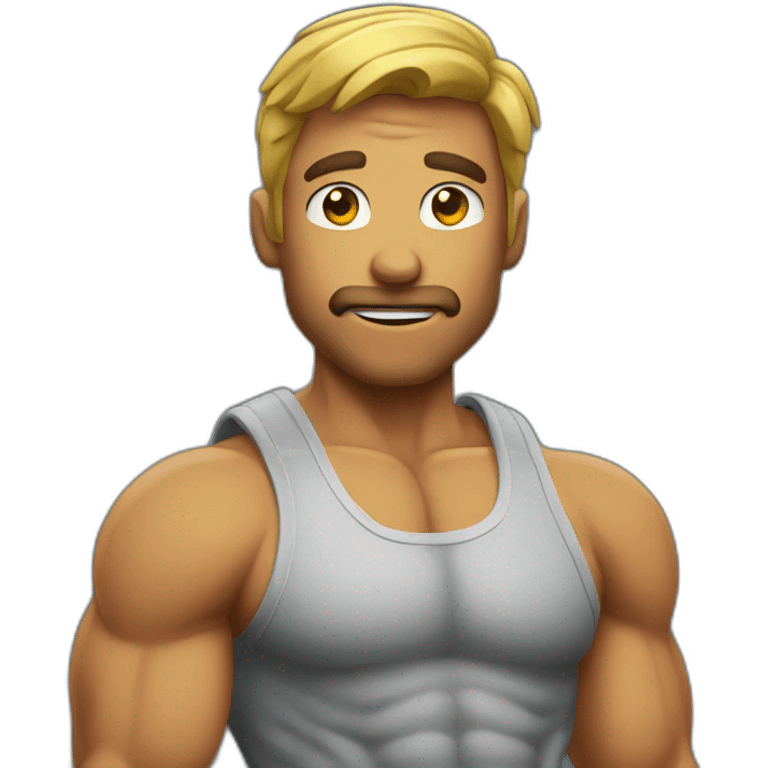 chat musclé emoji