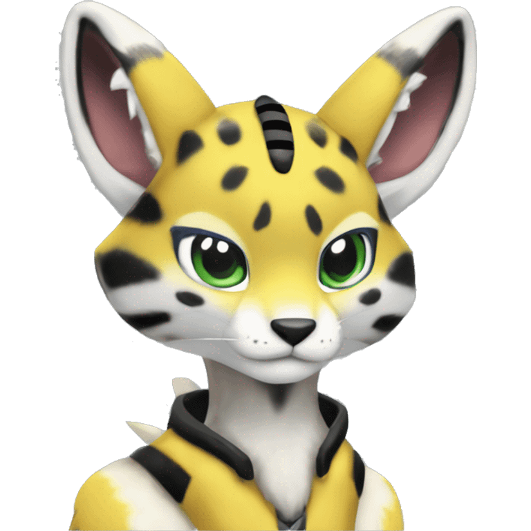 Anthro Metabee Medabee Renamon Zeraora Vernid Serval emoji