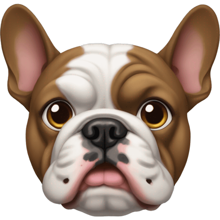 Perro bulldog Frances tierno  emoji