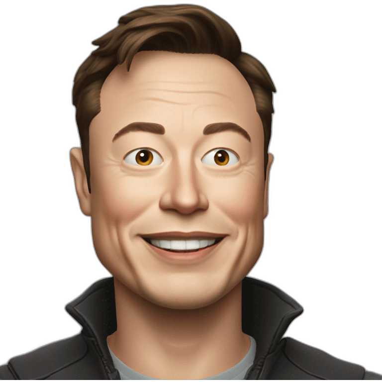 elon musk qui rigole emoji