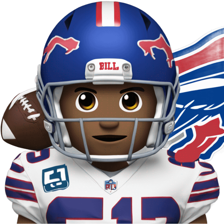 josh allen buffalo bills emoji