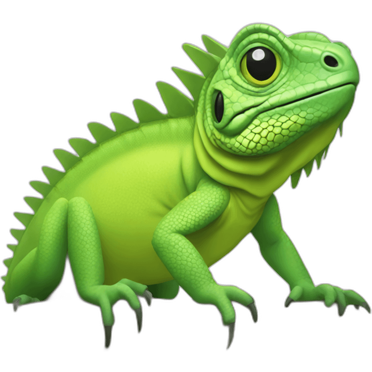 ultra simple iguanas emoji