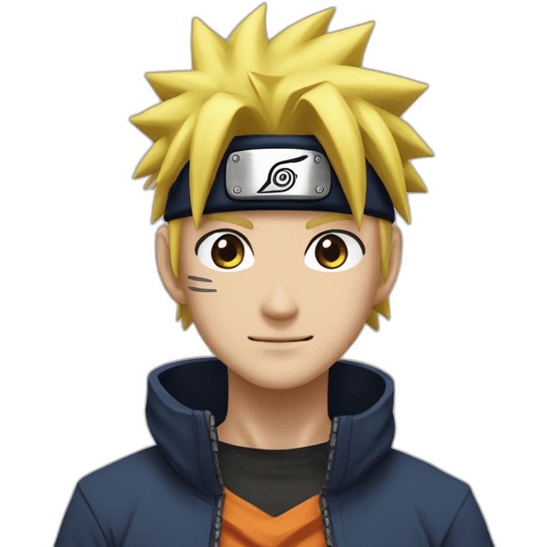 Naruto with kyubii emoji