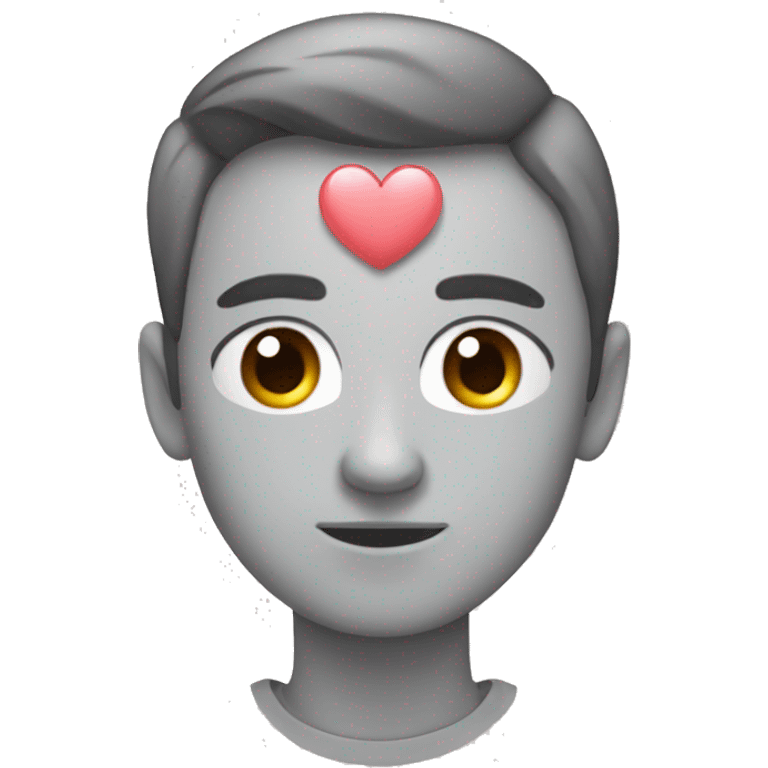  símbolo de Psicología con corazón  emoji