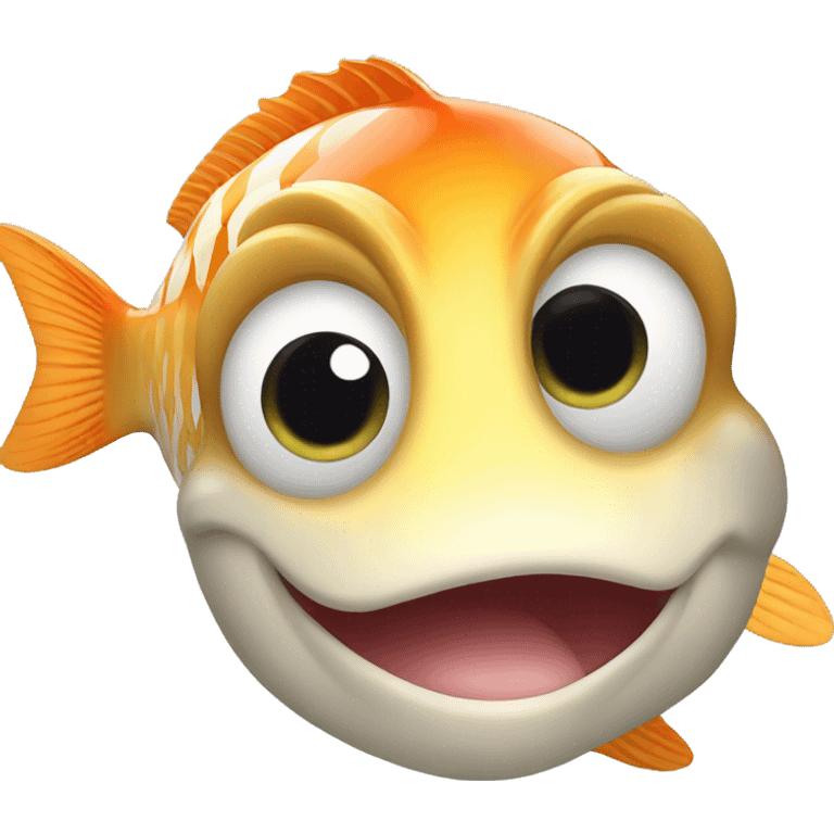 fish funny face emoji