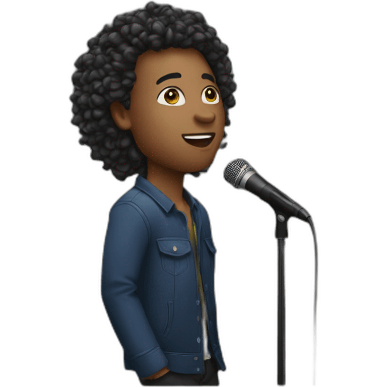 Singer emoji