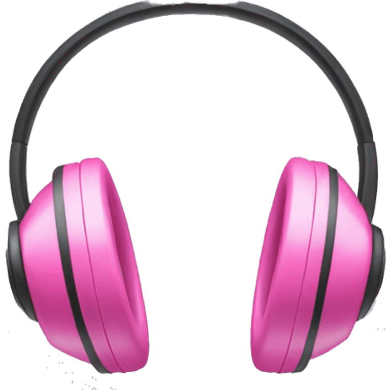 pink headphones emoji