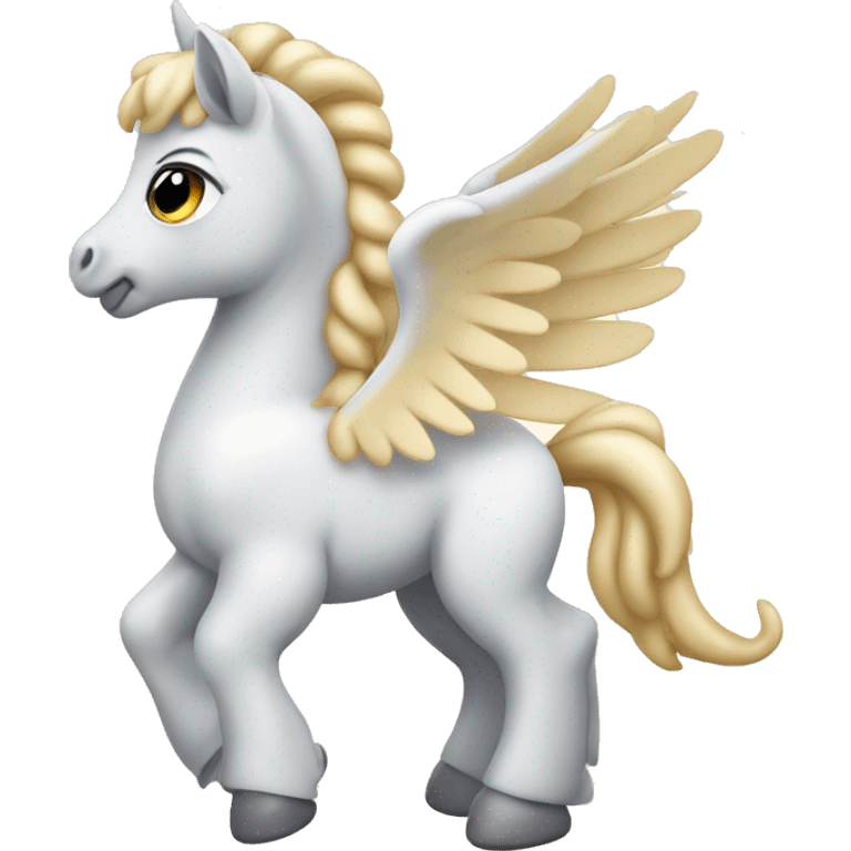 crème Baby Pegasus sitting  emoji