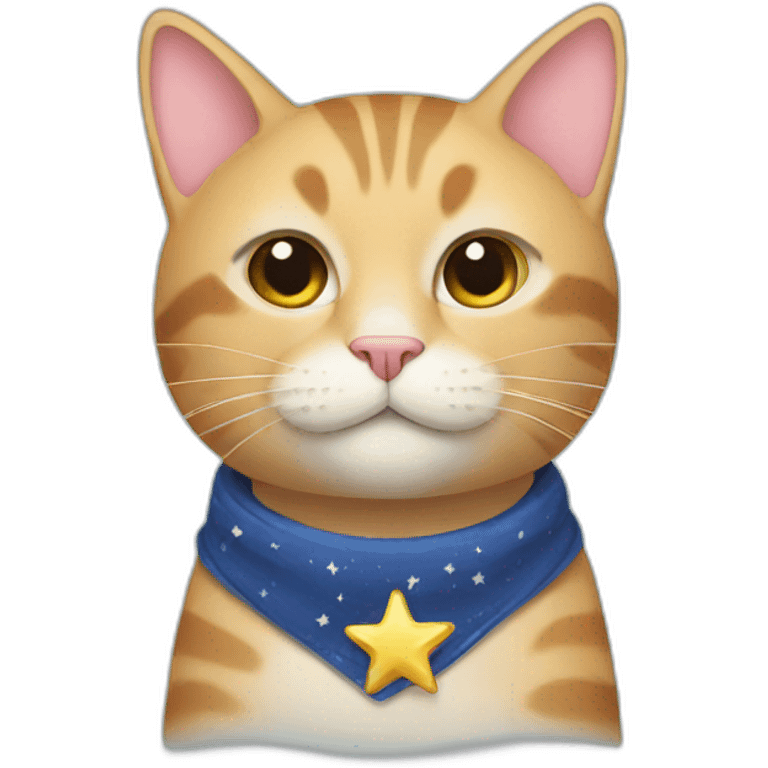 cat with star emoji