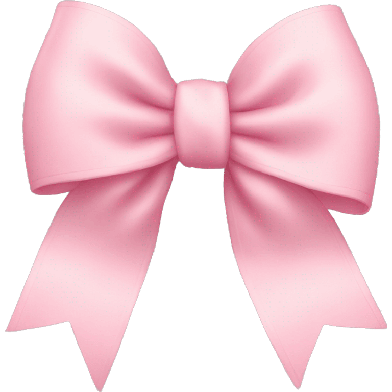 light pink bow on light pink bow emoji