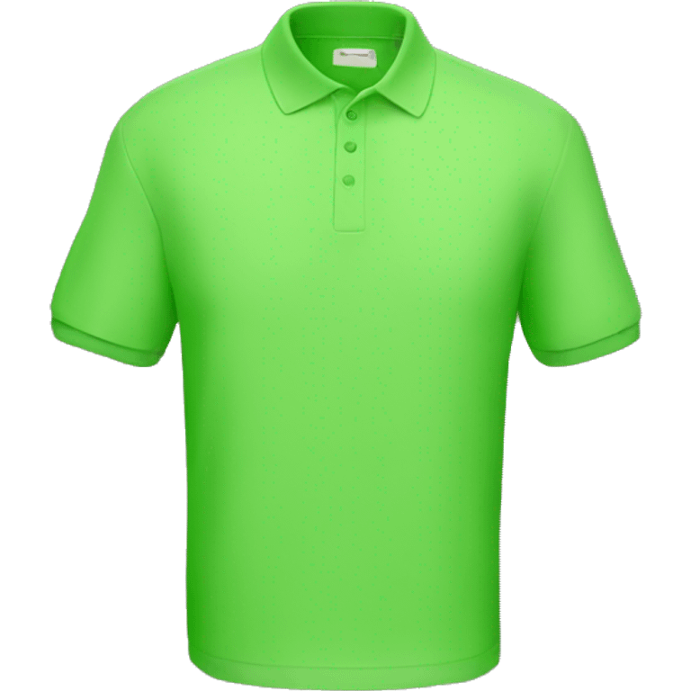 apple green polo shirt  emoji