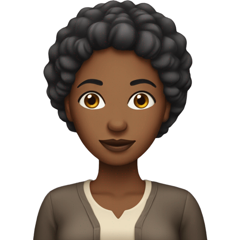 African American woman  emoji