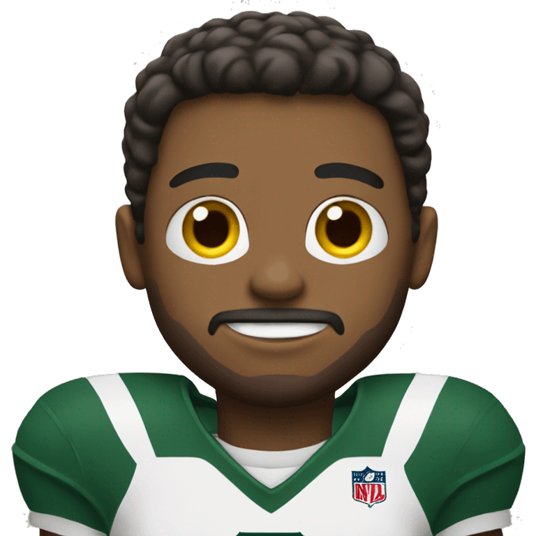 There will be a football player in a football uniform  emoji