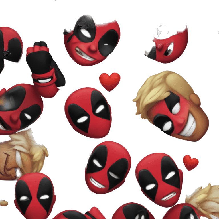 Gay Deadpool  emoji