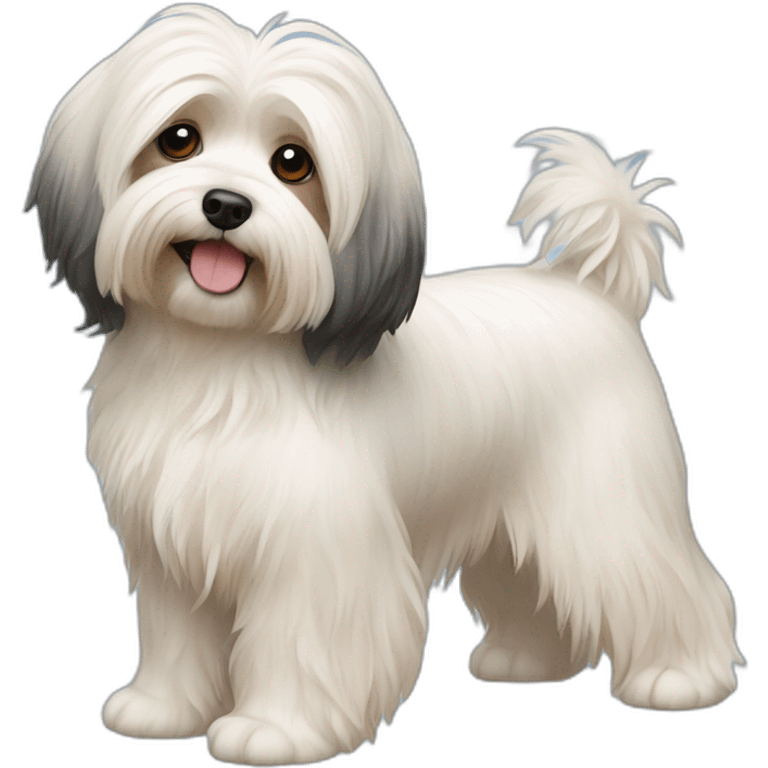 Dog havanese full height emoji