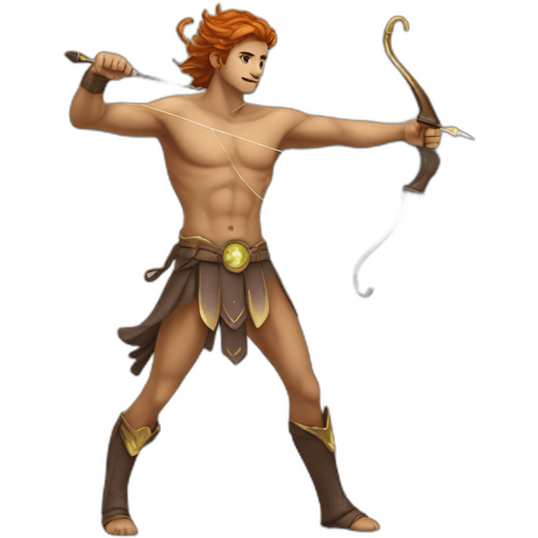 male sagittarius's (mythical creature) detailed emoji