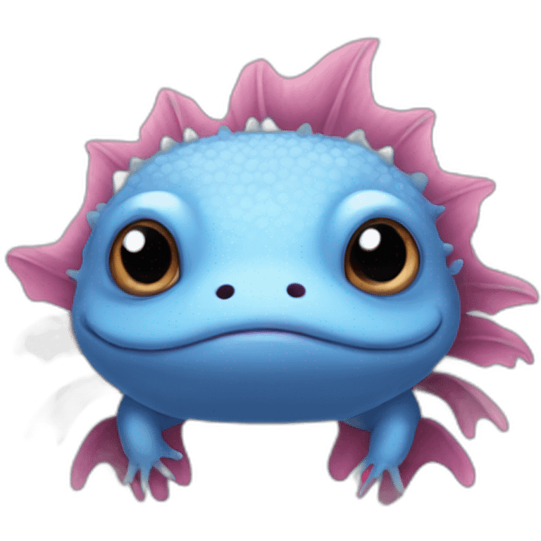 blue axolotl emoji