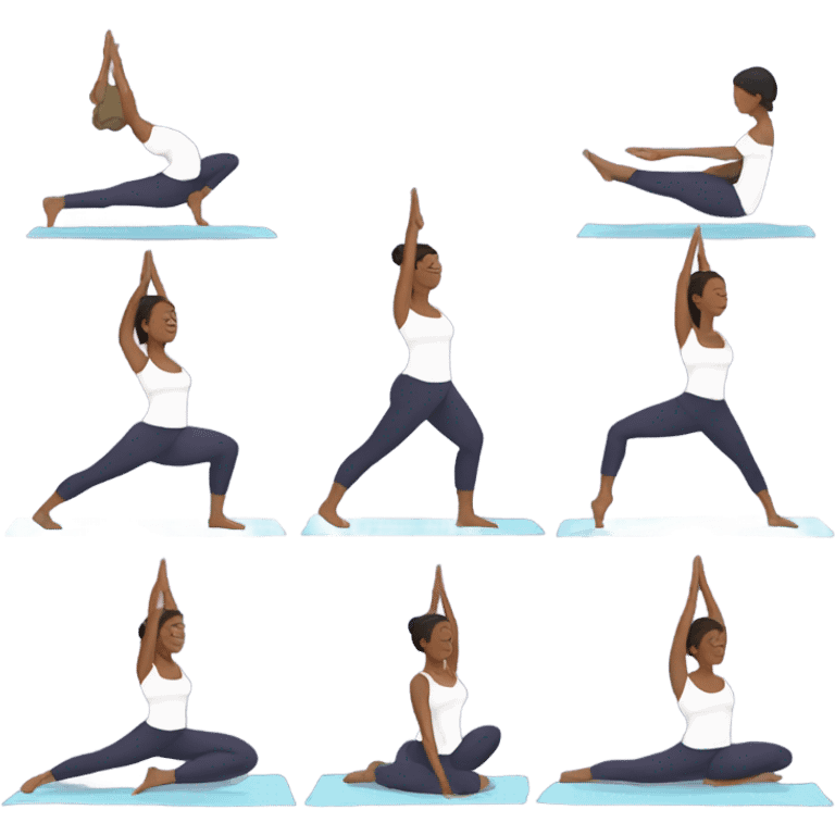 WOMEN DOING YOGA emoji