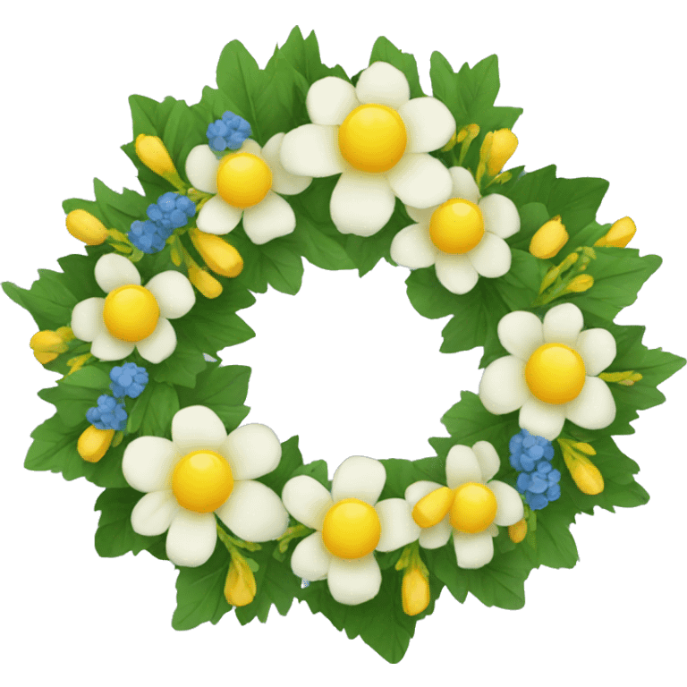 ukrainian wreath emoji