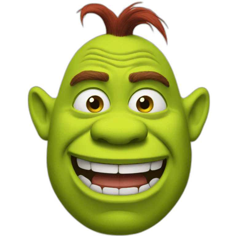 red-shrek emoji