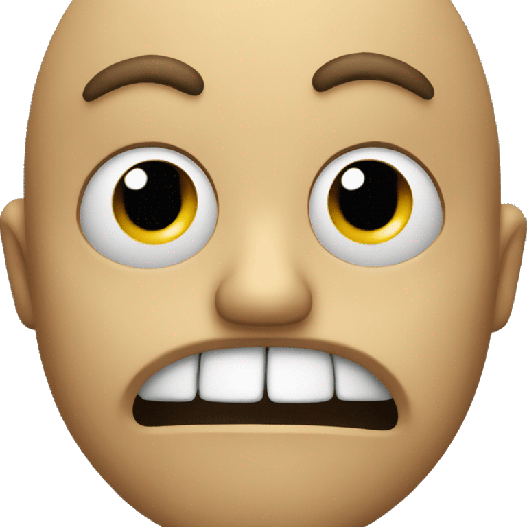 emoji making a disgusted face, but not sick emoji