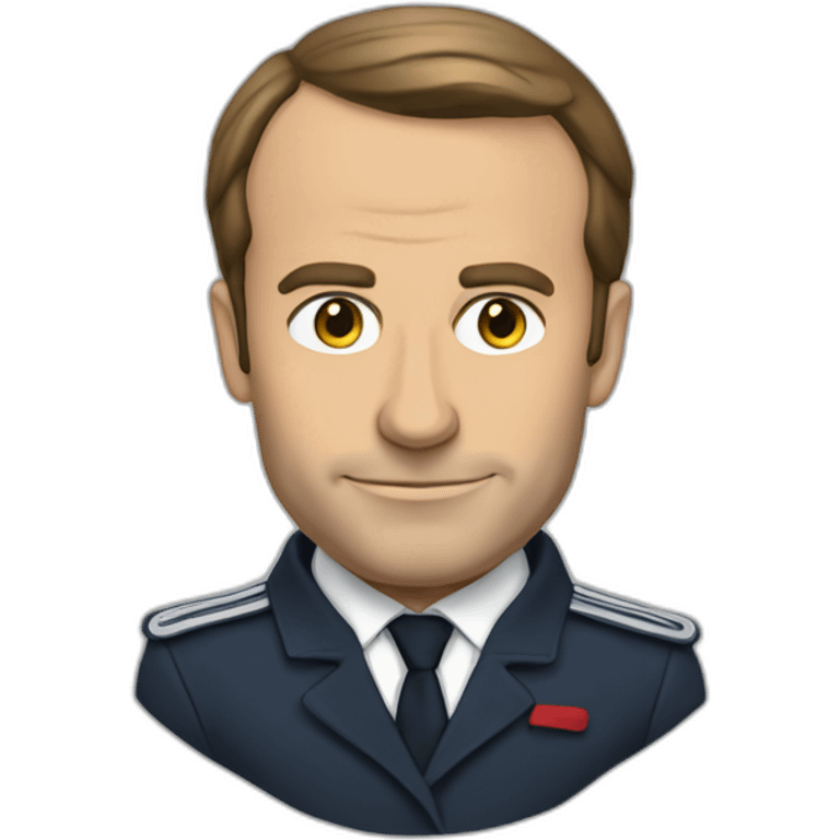 Macron qui souri emoji