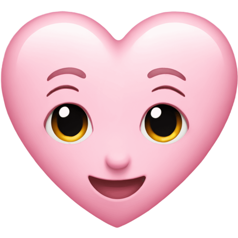 Light pink heart emoji